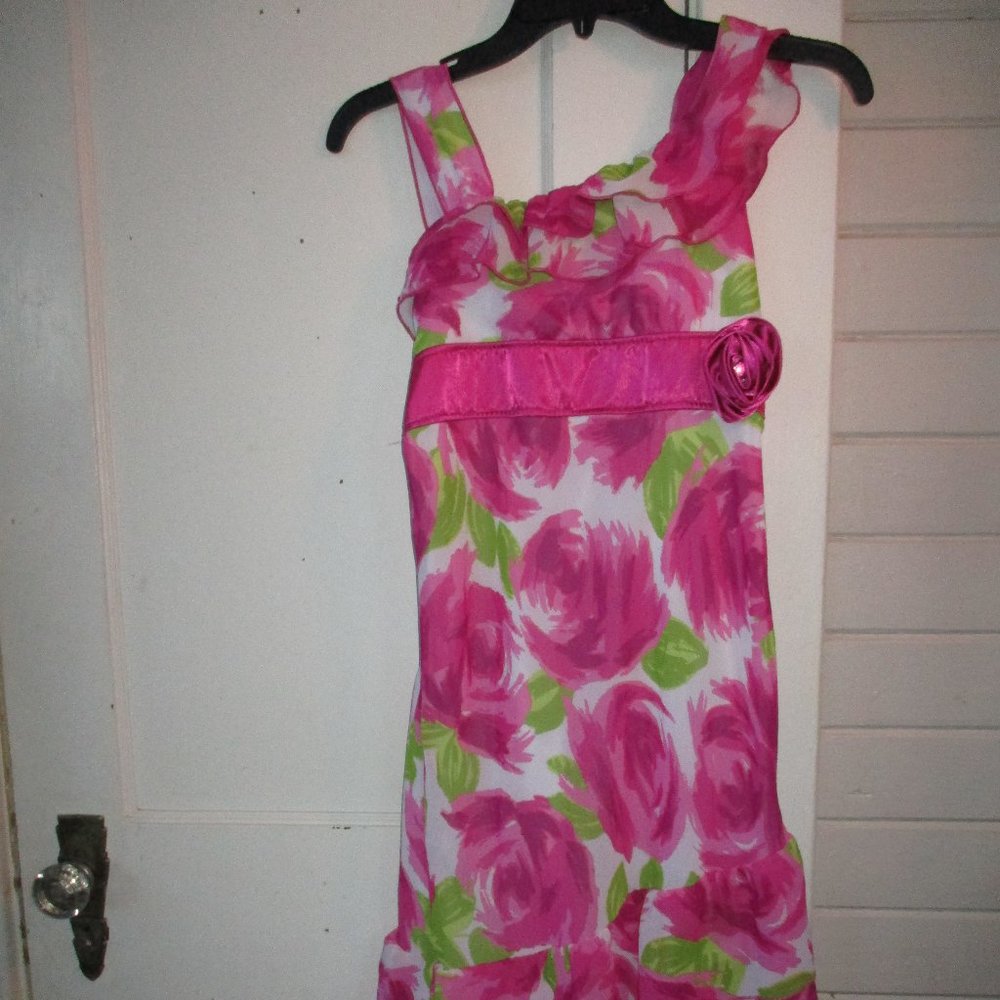 MY MICHELLE.. GIRLS 16 DRESS. MULTI COLORED.. EXC